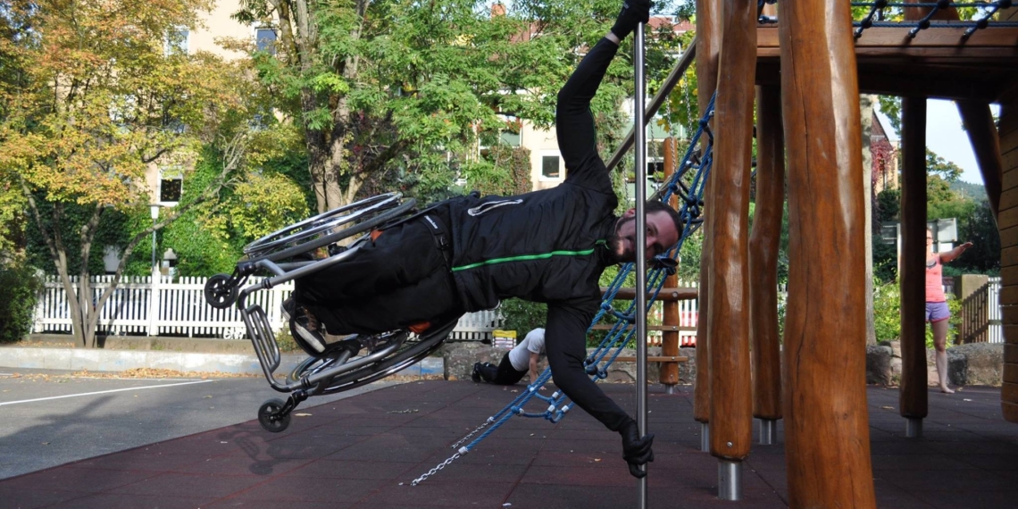 Zum Pumpen in den Park