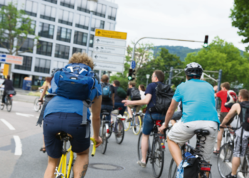 Demo auf zwei Rädern