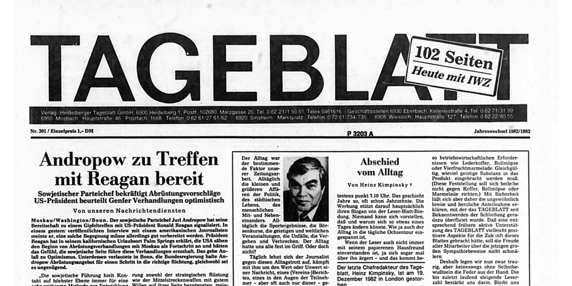 Das Ende der Meinungsvielfalt