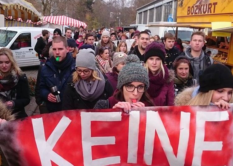 Proteste und Besetzungen: Landau besinnt sich auf alte studentische Tugenden. Foto: AStA Universität Koblenz-Landau.