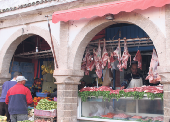 Krank durch eine Stadt