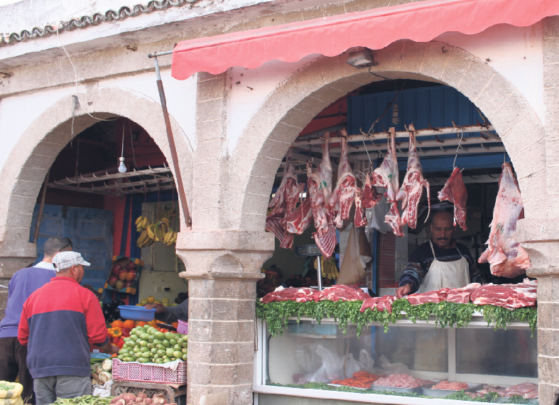 Krank durch eine Stadt