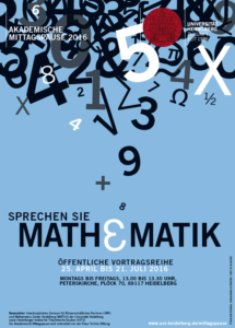 Plakat: Sprechen Sie Mathematik.