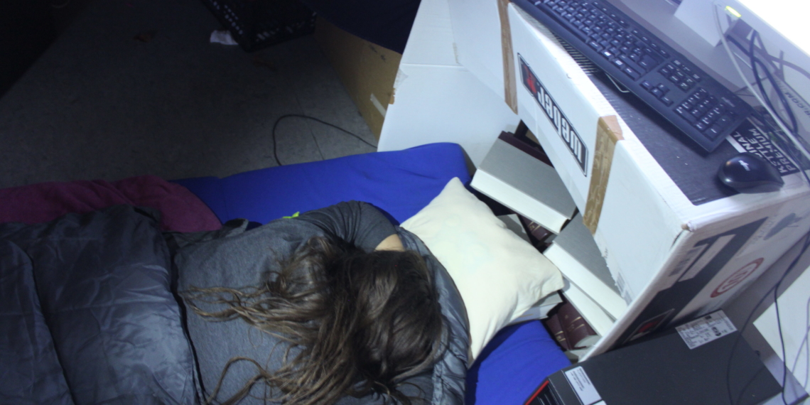 Camping auf dem Campus?