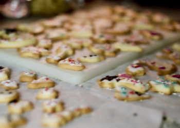 Plätzchen mit Zuckerguss
