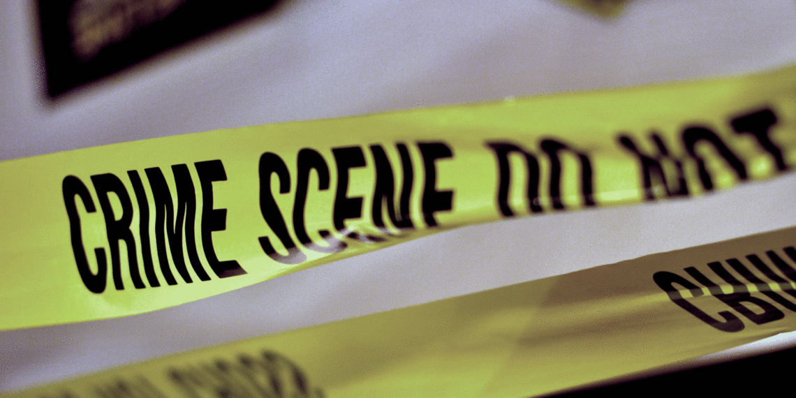 Gelbes Polizei-Absperrband