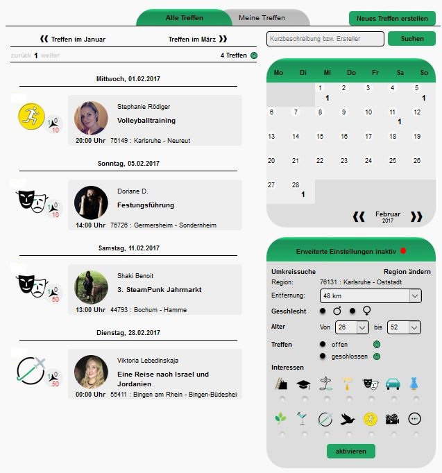 Pubki: Per Mausklick zum Trainingspartner
