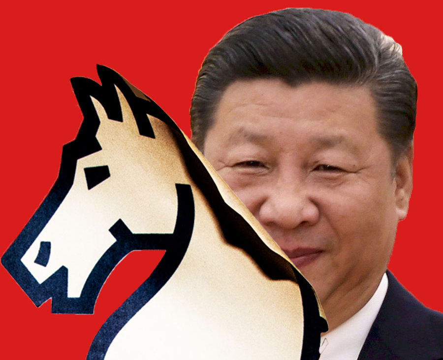 Xi Jinping ist König im Spiel um die Pressefreiheit. Springer spielt mit. Bild: Philip Hiller