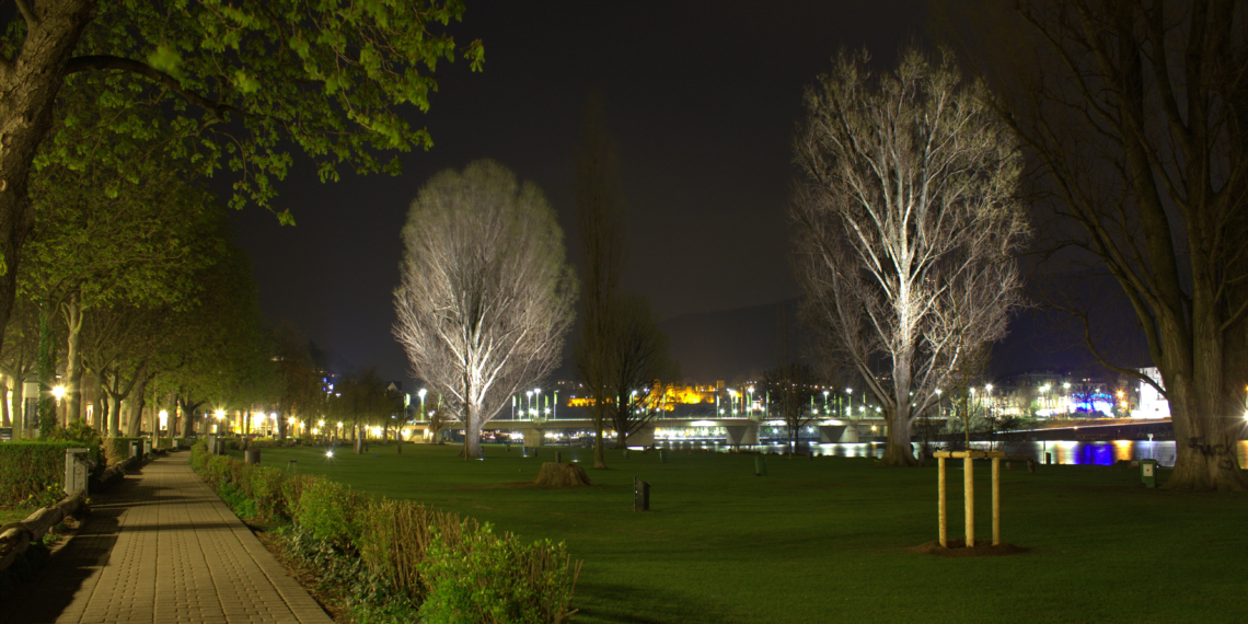 Schluss mit Sternenhimmel auf der Neckarwiese