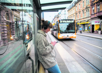 Mit Böhmermann im Bus