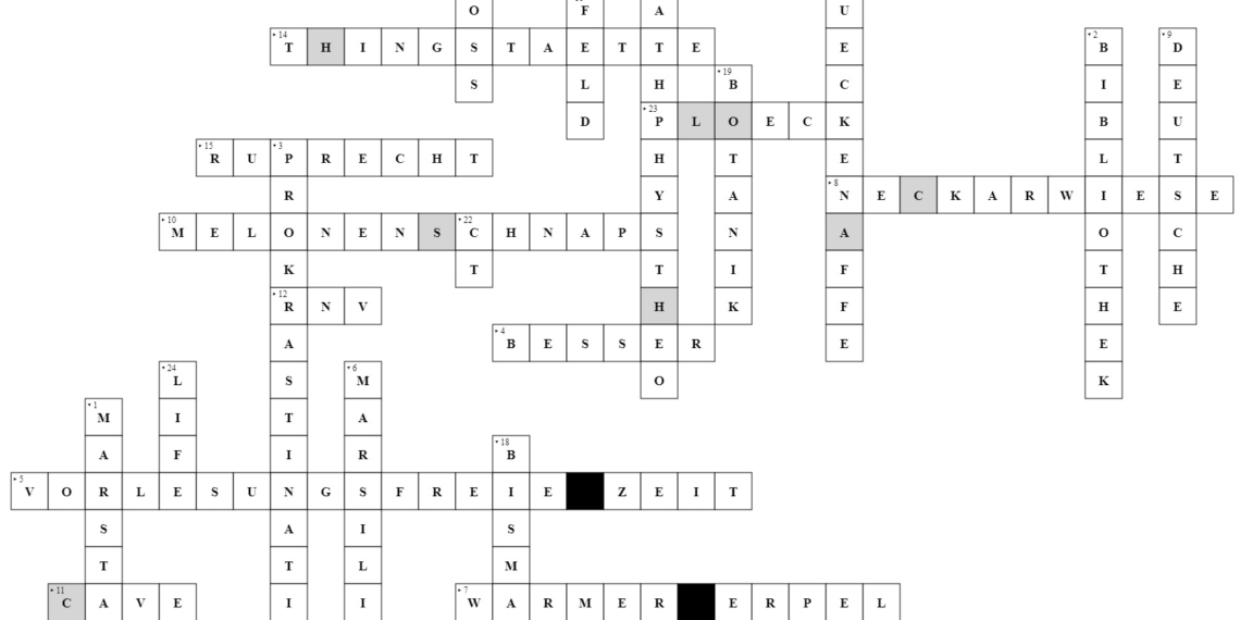 Lösungen für das ruprecht-Gehirnjogging