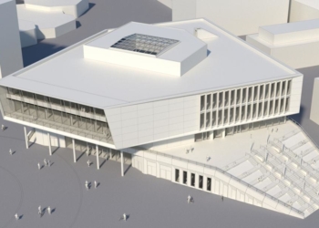 Hörsaal XL fürs Feld