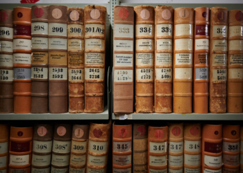 Bücher in der Tiefe