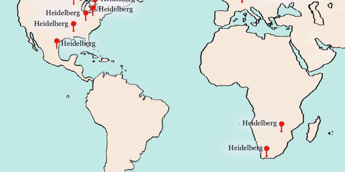 Heidelberg liegt in Südafrika, oder?