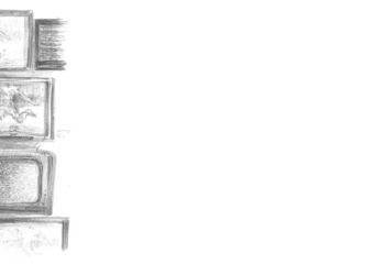 Eine Skizze von Bildschirmen, die eine Fußballübertragung zeigen