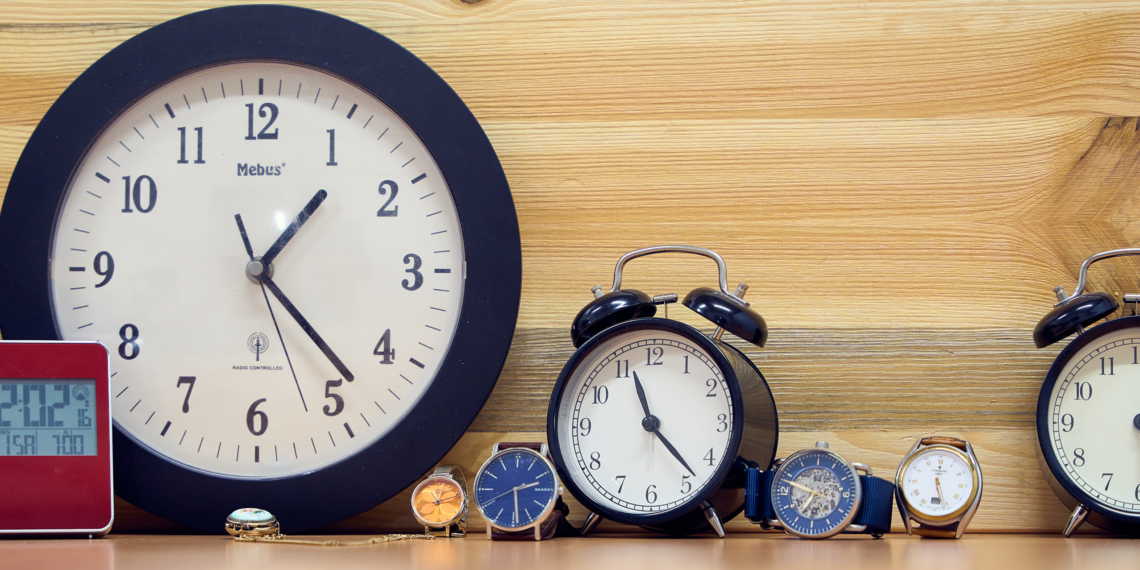 Wer hat an der Uhr gedreht?