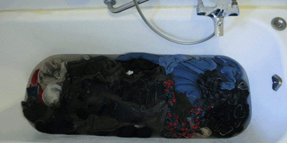 Es geht an die Wäsche