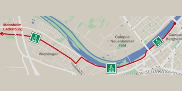 Fahrradautobahn mit Hindernissen